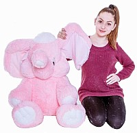 Cute Pink Elephant 4 sizes image 1