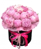 29 Peonies at a Hat Box
