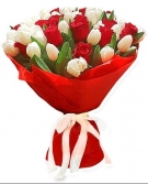 Roses & Tulips - 3 sizes bouquet