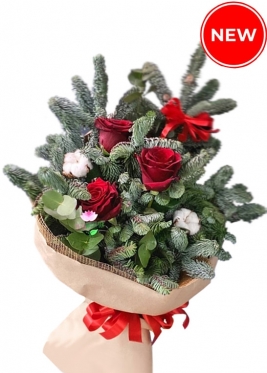 A small Christmas bouquet