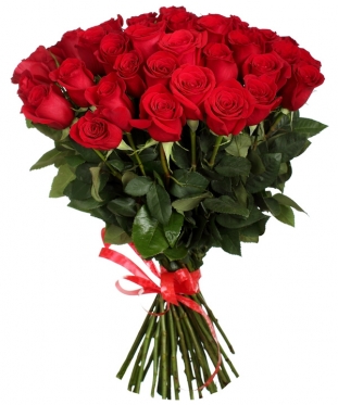 Elite Long Stem Red Roses, From 5 to 101